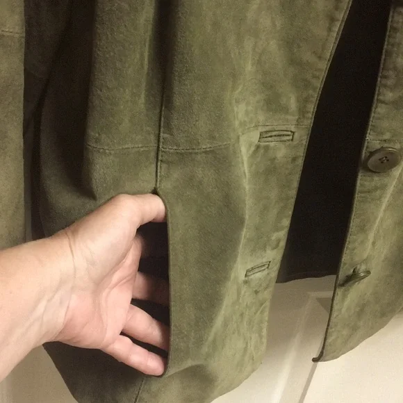 Women's Olive Green Jacket - Picture 5 of 9